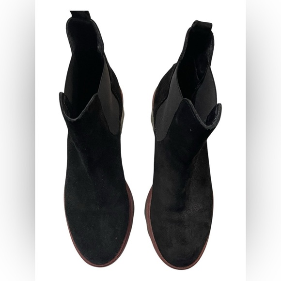 Antonio De Faria Suede Leather Chelsea Boots Platform Lug Sole...Size 8 - Picture 5 of 14